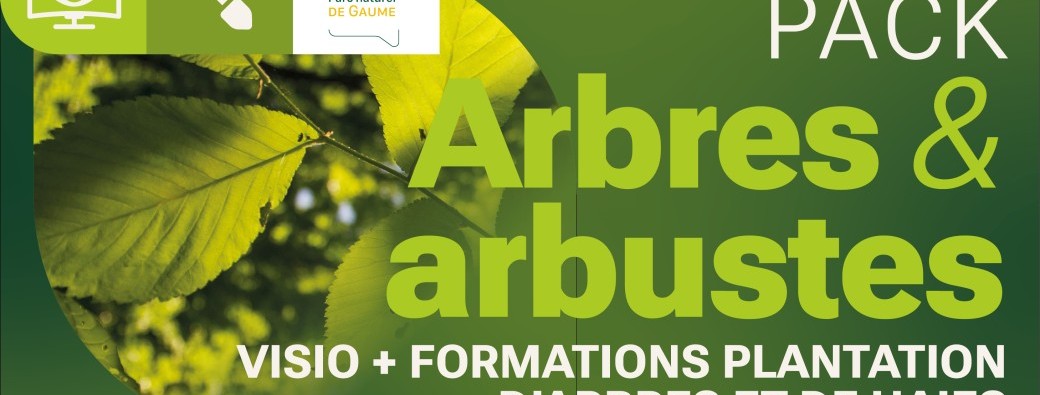 Pack « Arbres et arbustes - plantation » - 3 visioconférences et 1 formation avec le PN de Gaume