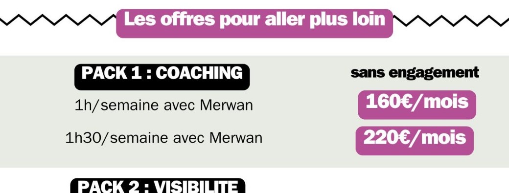 Pack coaching 1 mois
