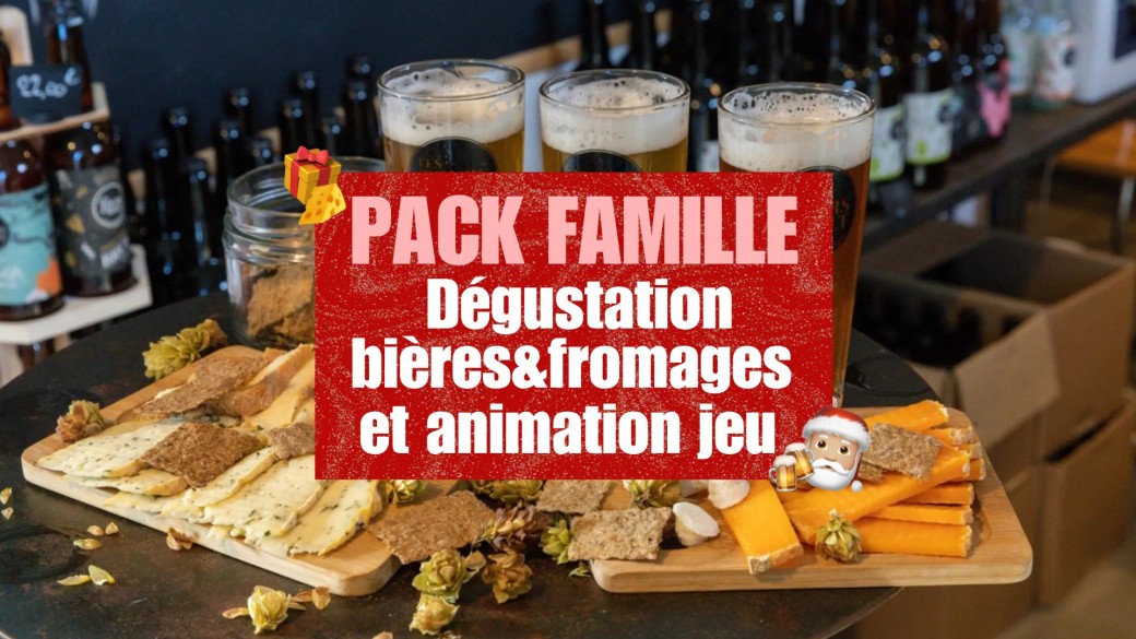 Pack 5 personnes : bières & fromages