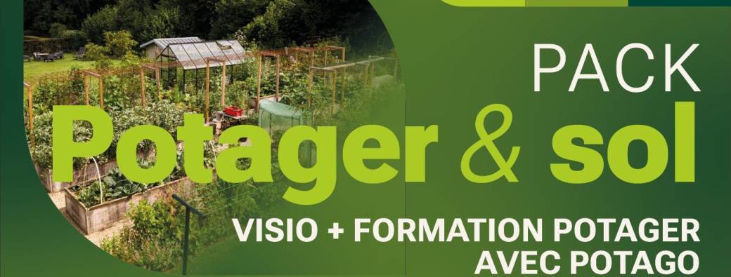 Pack « Potager et sol » - 3 visioconférences et formation potager avec Potago à Marchin