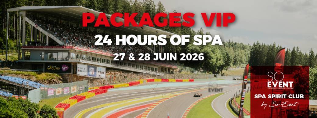 Packages VIP - Spa Spirit Club by So Event - Crowdstrike  24 Hours of Spa 