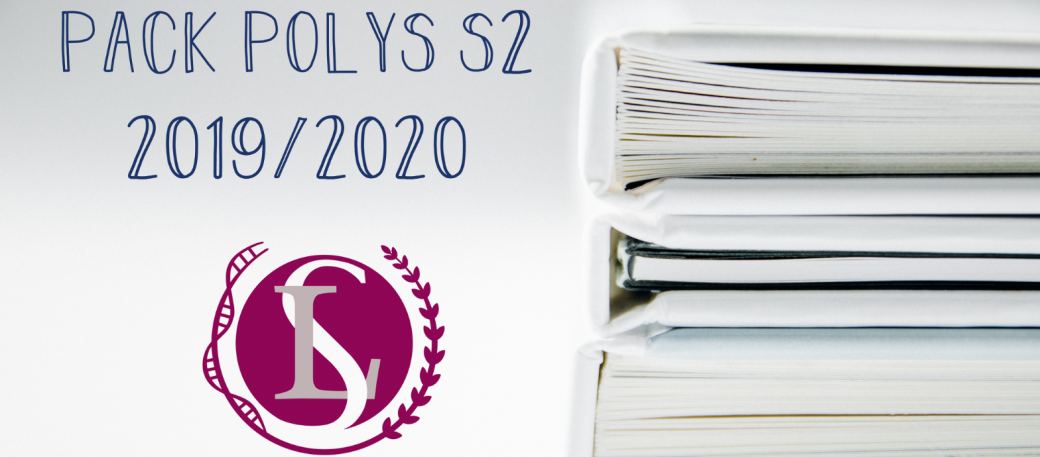 Packs Polycopiés S2 2019/2020