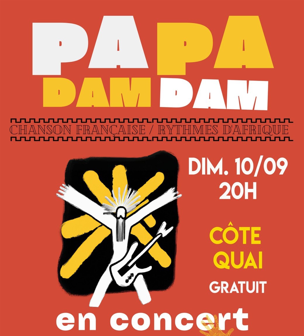 Dim. 10/09 : PAPADAMDAM - Côté quai