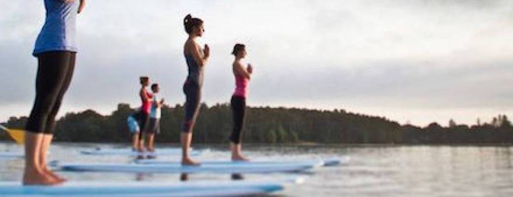 Paddle yoga