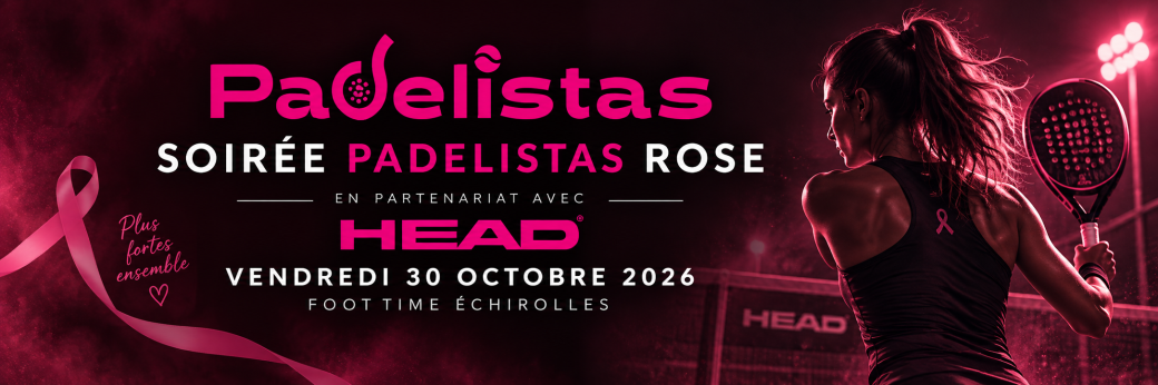 Padelistas Rose - Édition Octobre Rose
