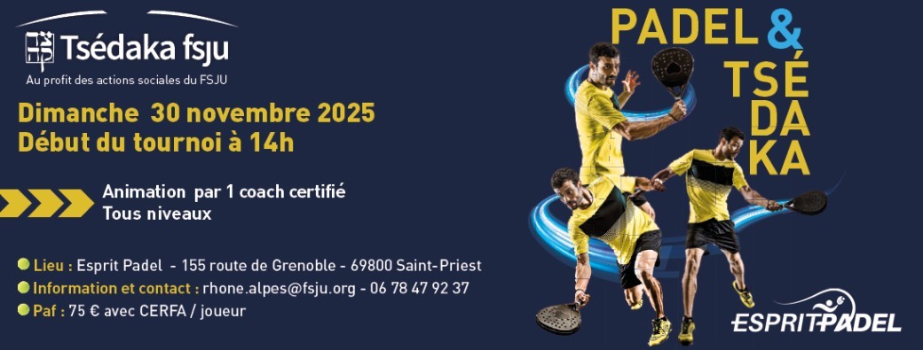 Padel & Tsedaka LYON
