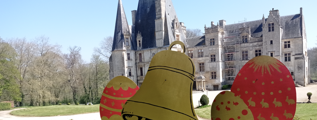 Pâques et le printemps au château