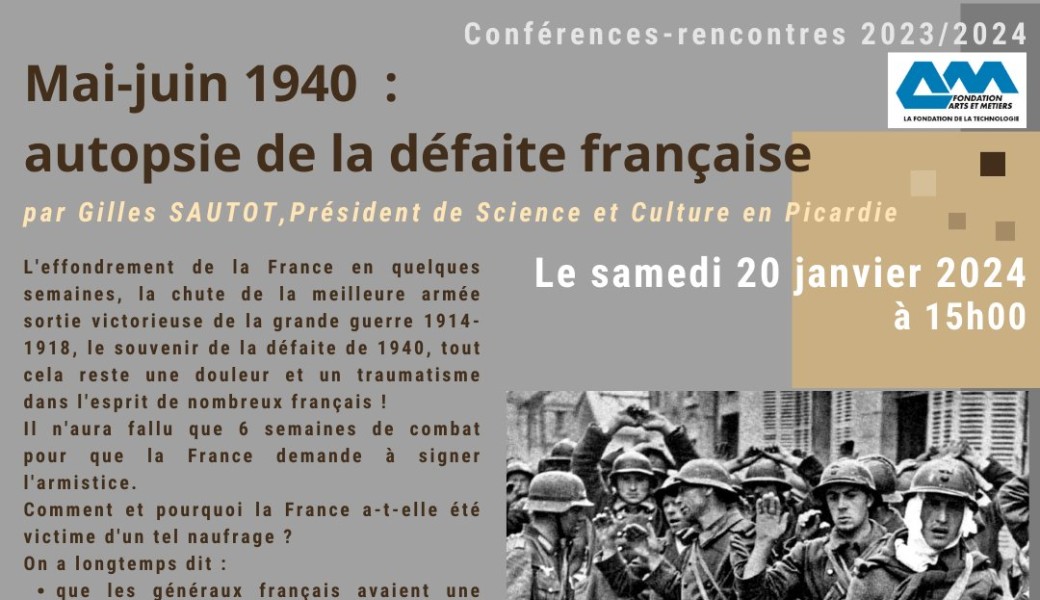 Par Gilles SAUTOT : Mai-Juin 1940 : Autopsie de la défaite française