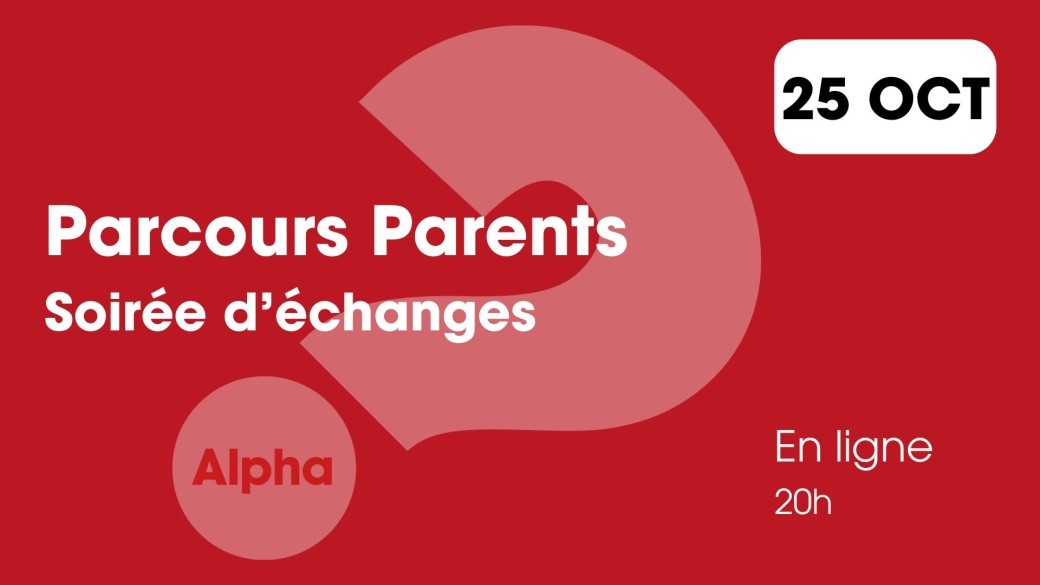 Parcours Parents - soirée d'échanges - 25 octobre 2025