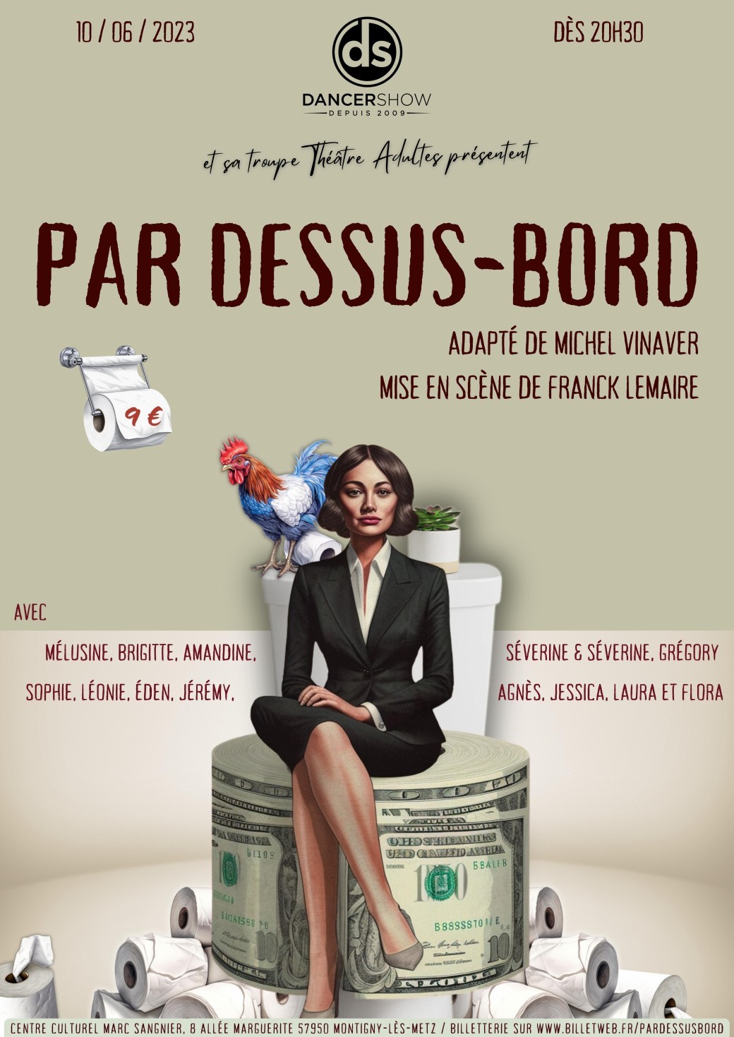 PAR DESSUS-BORD - Pièce de Théâtre PAR DESSUS-BORD - Pièce de Théâtre