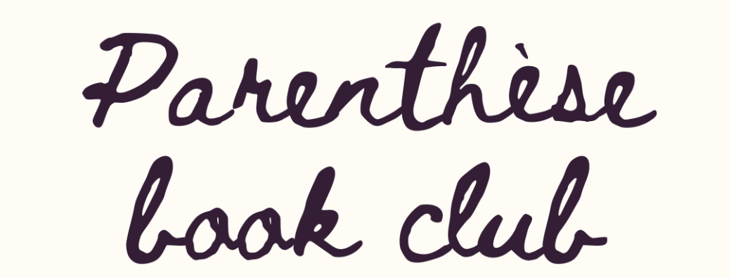 Parenthèse Book Club • Weekend du book club (300€)