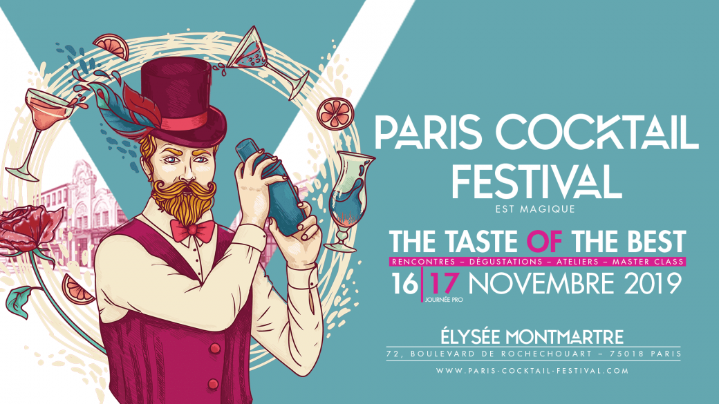 PARIS COCKTAIL FESTIVAL 2019 - Dîner des Épicurieux + 1 entrée au salon (journée grand public)