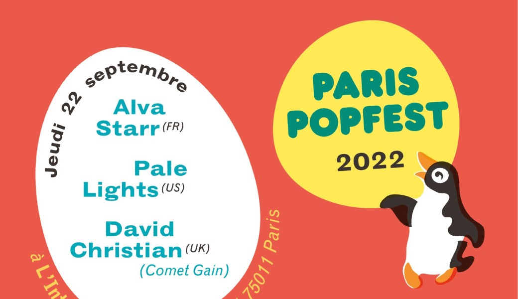 Paris Popfest, jour 1 : David Christian + Pale Lights + Alva Starr