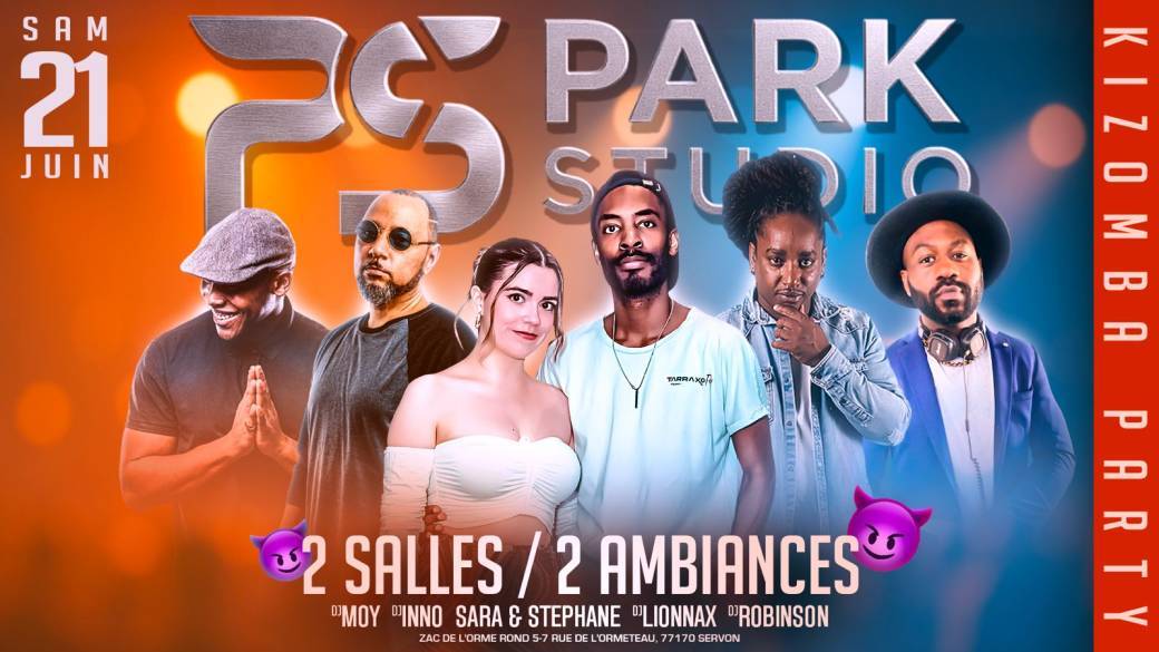 Park Studio - KIZOMBA PARTY - Park Servon (77) - 2 Salles 100% Kizomba