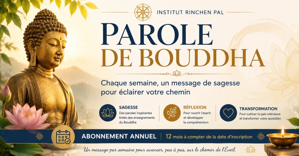 Parole de Bouddha