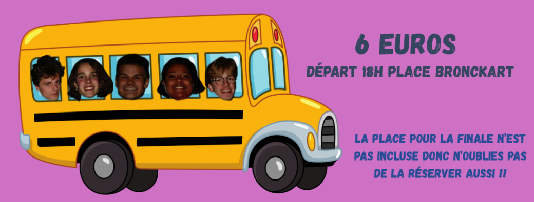 Party bus FINALE Castors Ardents 