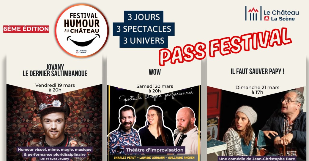 PASS FESTIVAL HUMOUR AU CHÂTEAU