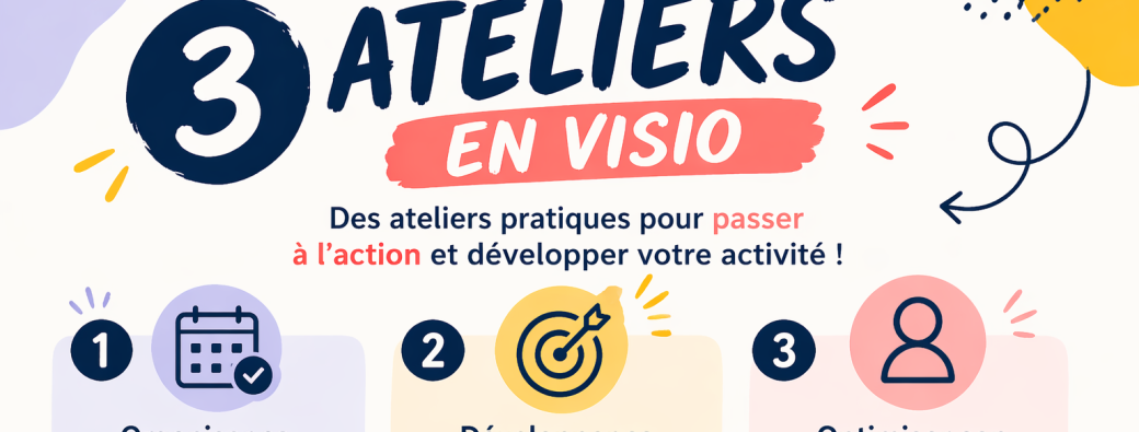 Passez à l'action en 3 visios : communication, prospection et Linkedin