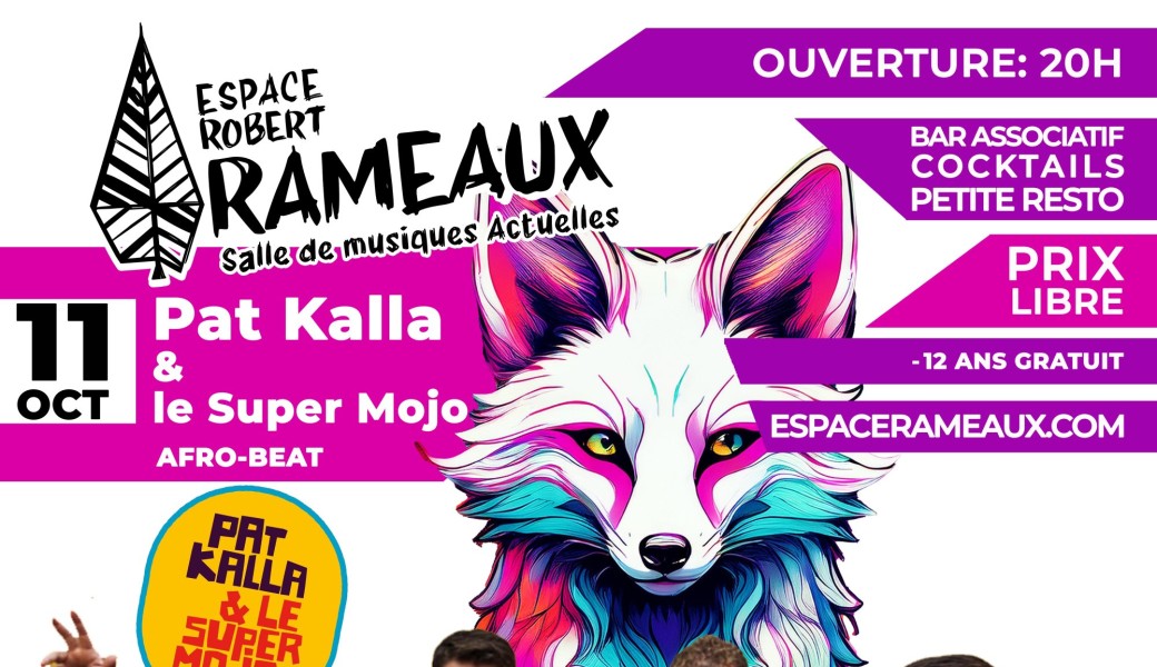 Pat Kalla & le Super Mojo à l'Espace Rameaux
