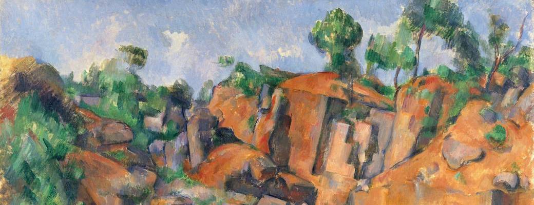 Paul Cezanne et les Carrières de Bibémus