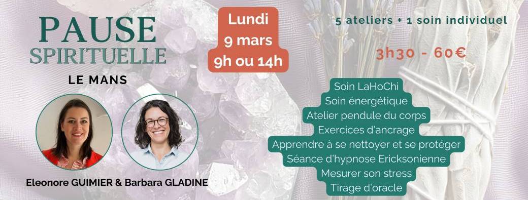 Pause spirituelle 9/3 - 9h