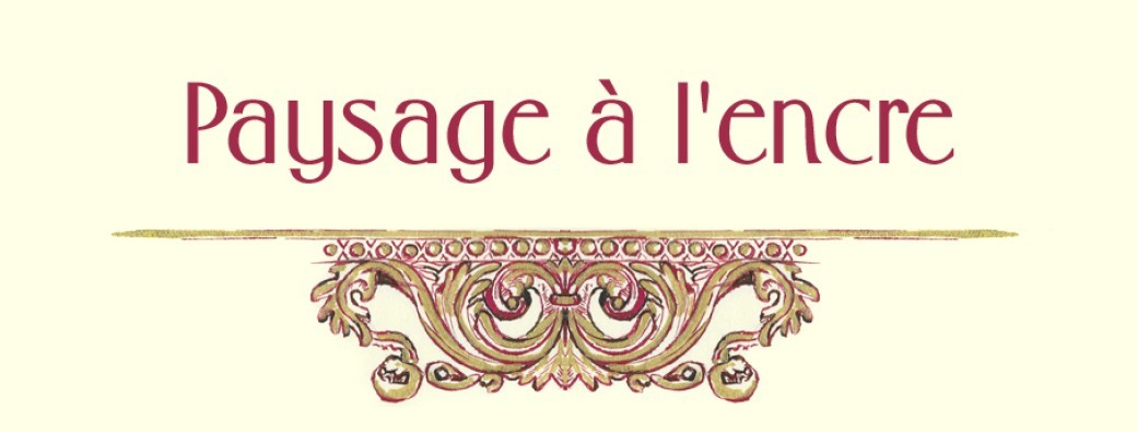 Paysage à l'encre