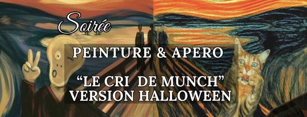 PEINTURE & APÉRO «LE CRI DE MUNCH – VERSION HALLOWEEN »