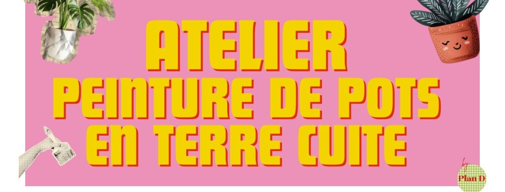 Peinture de pots en terre cuite - La Rochelle