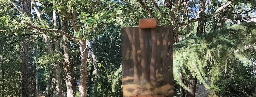 Peinture en plein air : technique à l'huille alla prima
