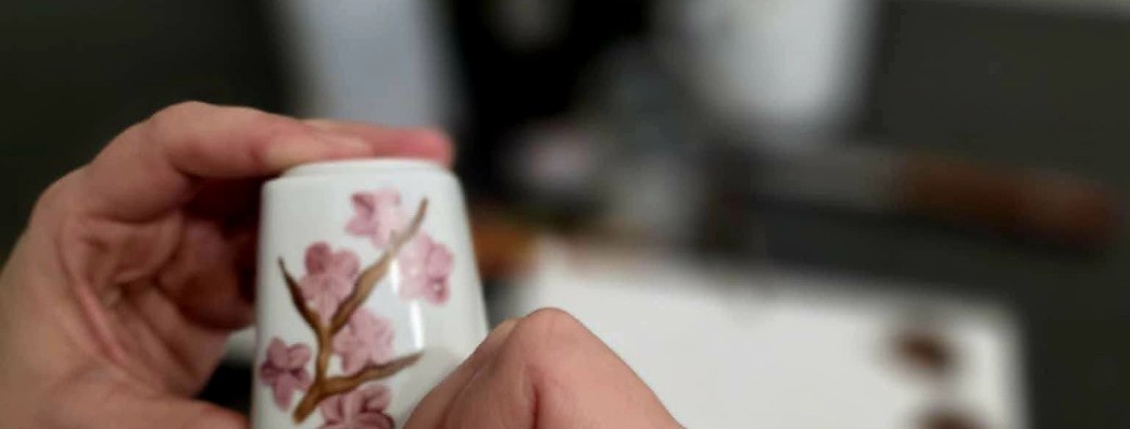 Peinture sur porcelaine 