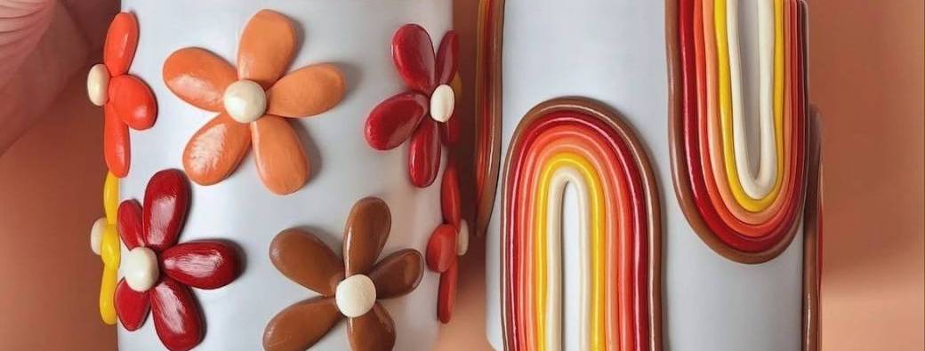 Peinture sur pot + Argile