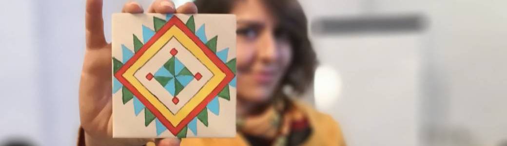 Peinture sur toile : Symboles Amazighs