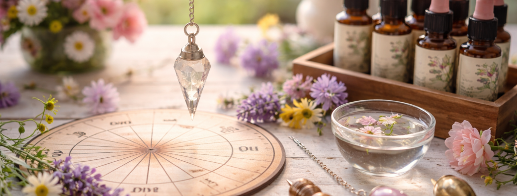 Pendule et Intuition, soutenir son discernement avec les Fleurs de Bach