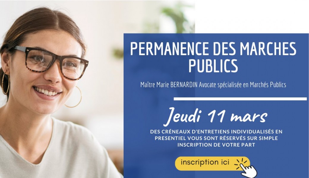 Permanences des marchés publics