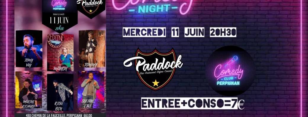 Perpignan comedy club au Paddock