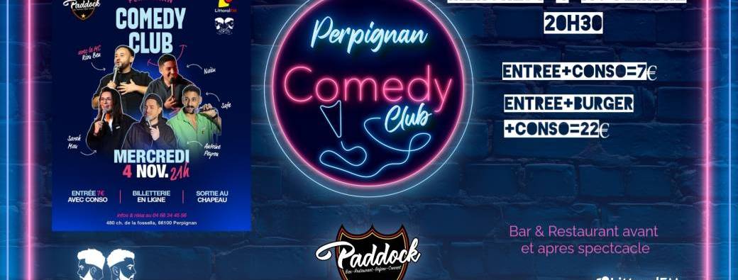 Perpignan comedy club au Paddock