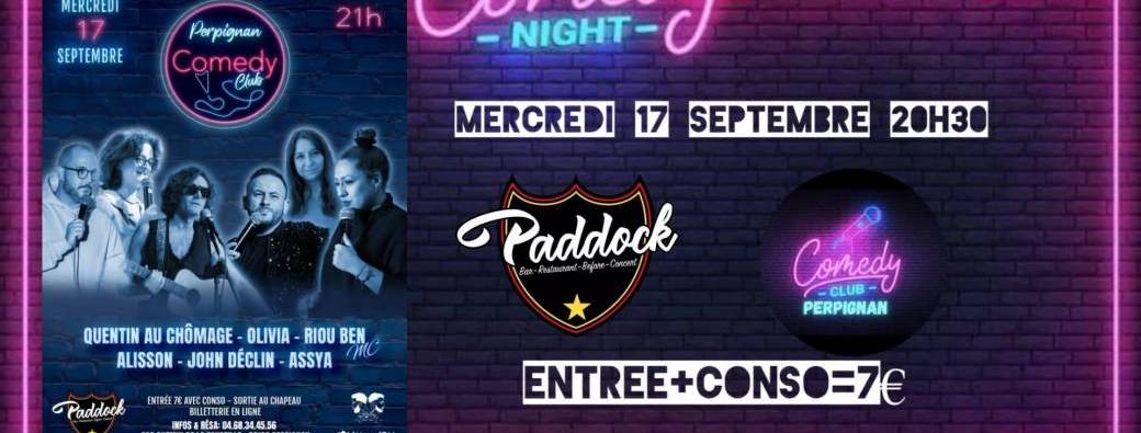 Perpignan comedy club au Paddock