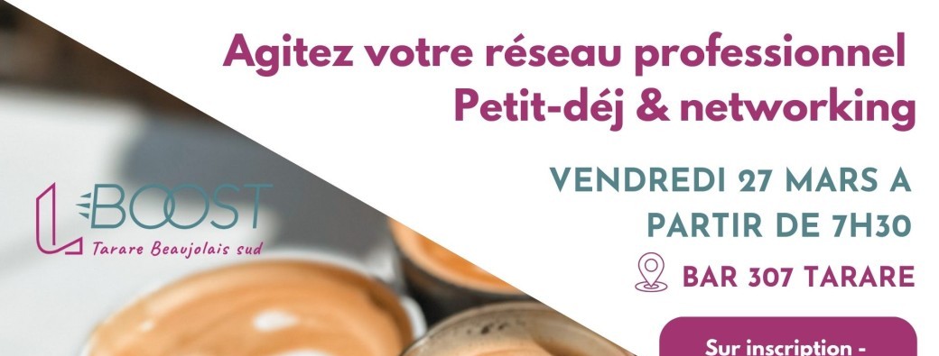 Agitez votre réseau professionnel petit-déjeuner & networking