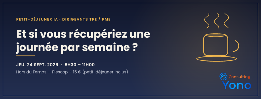 Petit-déj IA : et si vous récupériez une journée par semaine ?