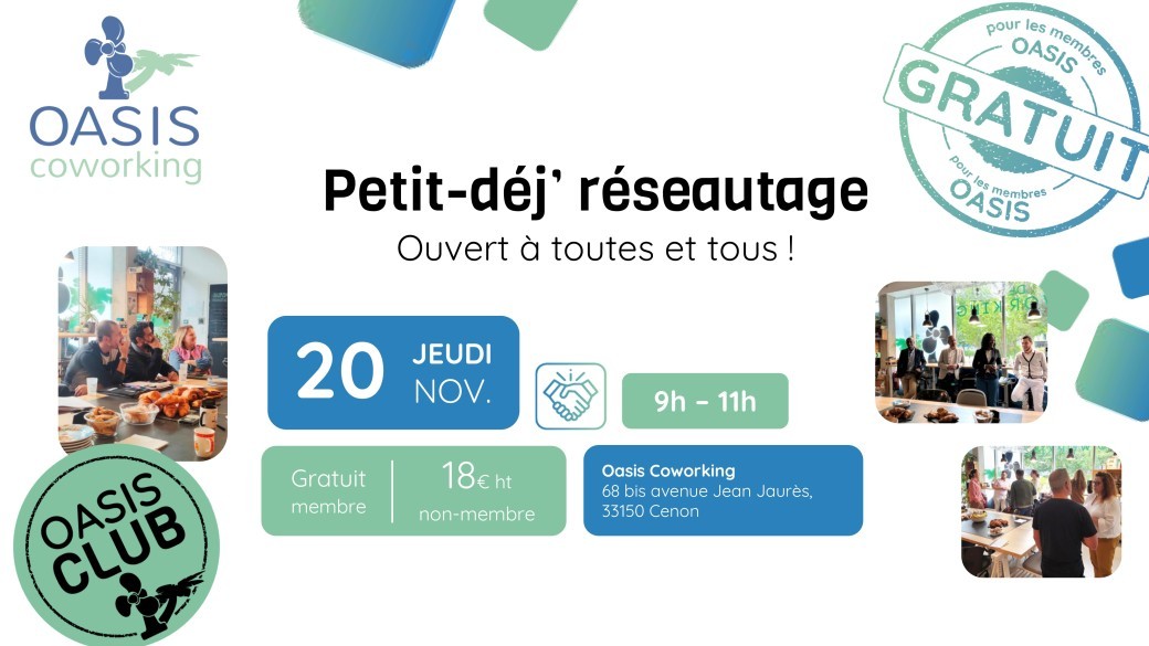 Petit-déj’ réseautage 