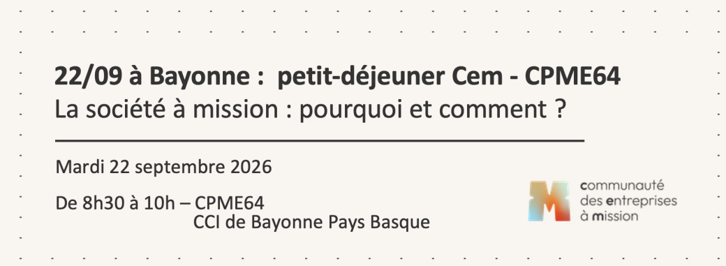 Petit déjeuner Cem-CPME64