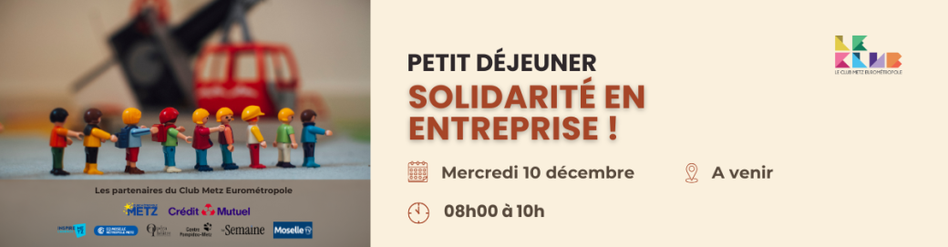 Petit Déjeuner - Solidarité en entreprise - 10/12/2025
