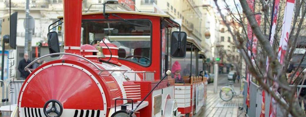 Petit train de saint etienne de noel 