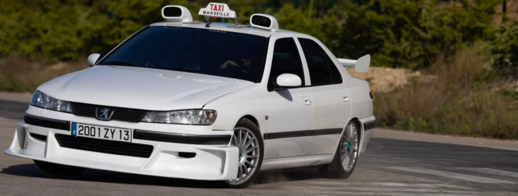 PEUGEOT 406 TAXI, la vraie du film (3 passagers maxi)