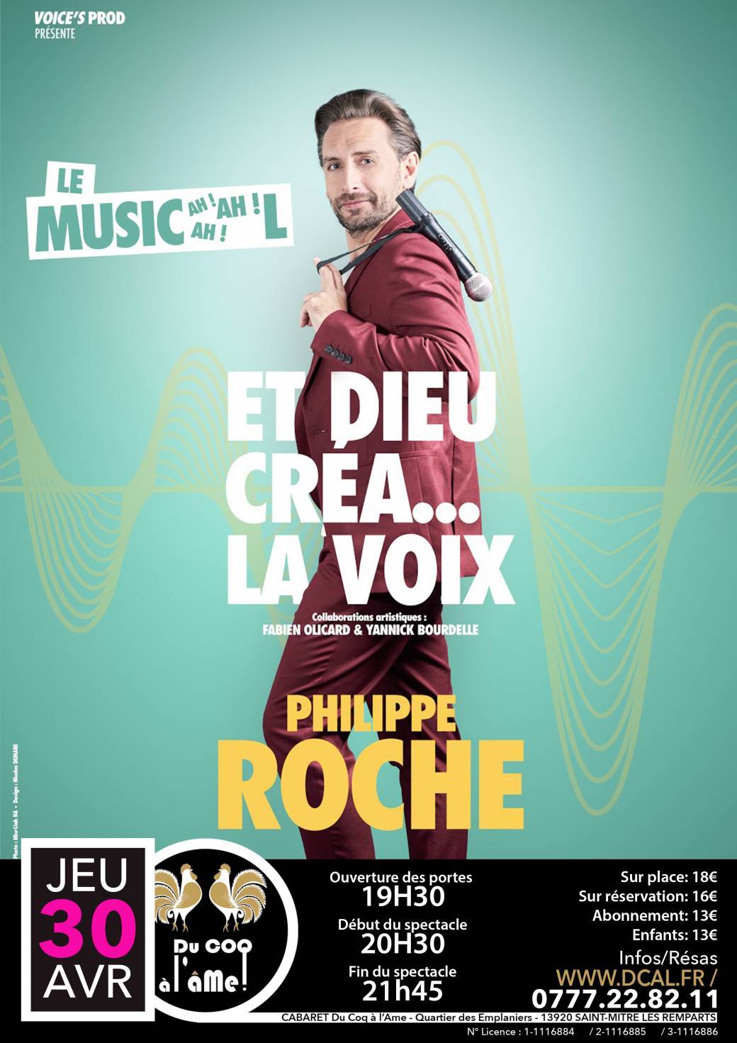 PHILIPPE ROCHE - Et Dieu créa...la voix /One man Show
