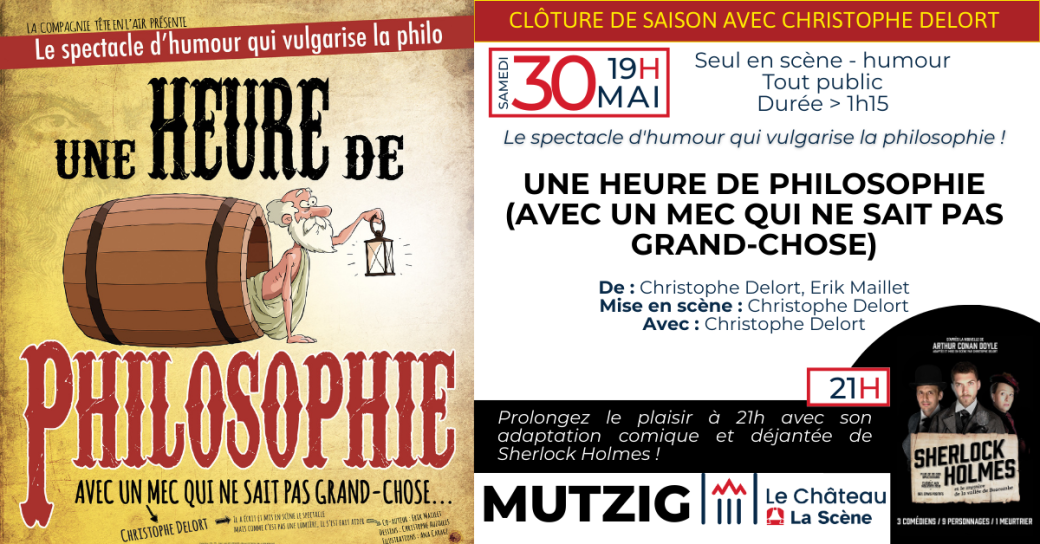 Une heure de philosophie (avec un mec qui ne sait pas grand-chose) (Soirée de clôture) Une heure de philosophie (avec un mec qui ne sait pas grand-chose) (Soirée de clôture)