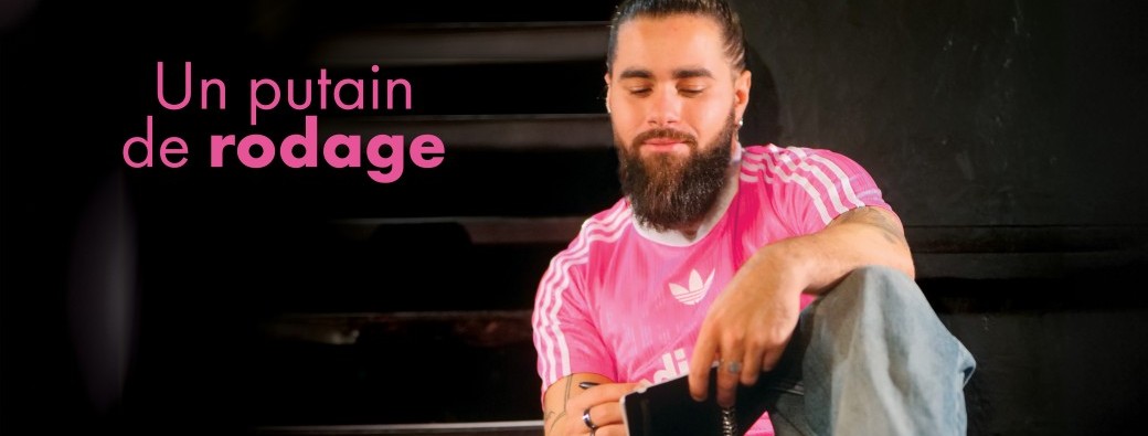 Pierre Hertout en rodage au Micro Comedy Club