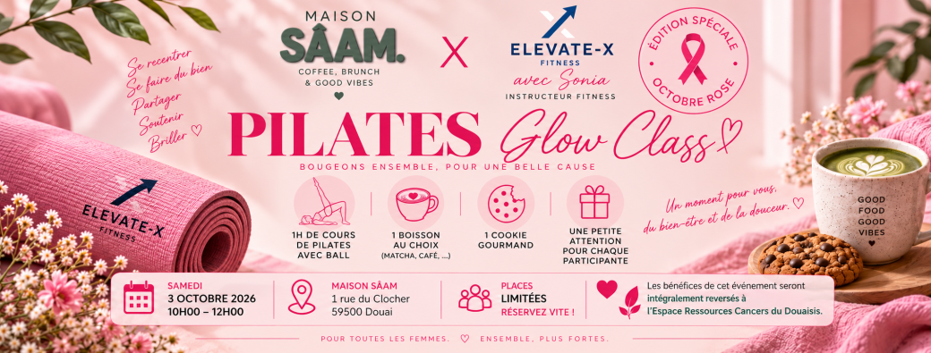 Pilates Glow Class – Octobre Rose                     