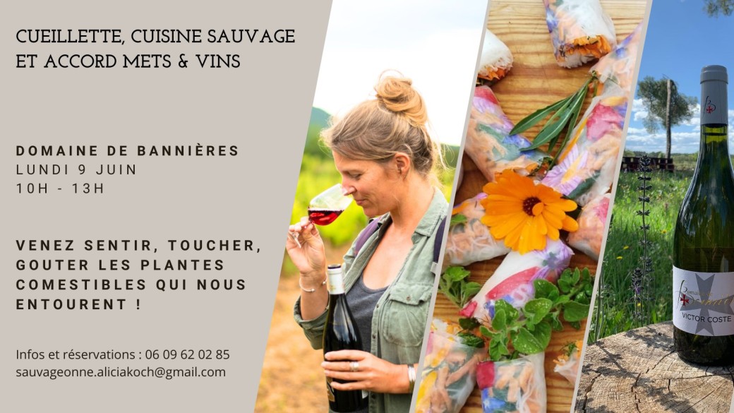 Pique-nique sauvage au Domaine de Bannières