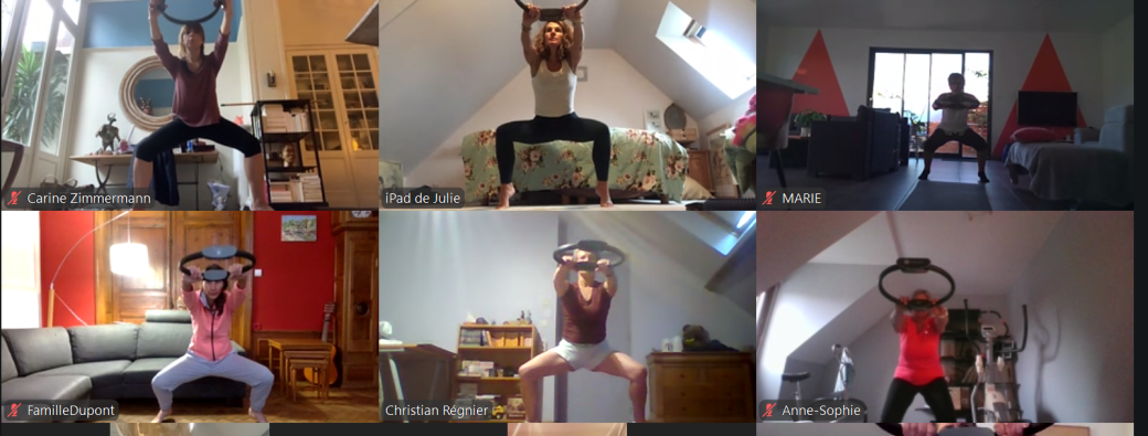 Place à la carte Pilates en ligne 